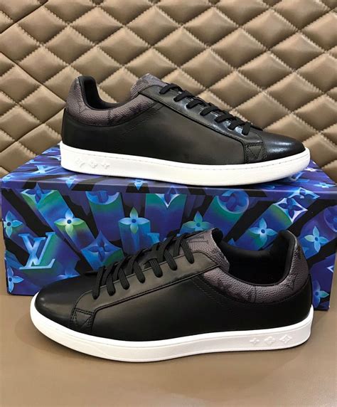 louis vuitton sneakers men black|louis vuitton men's shoes cost.